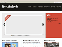 Tablet Screenshot of donmechanic.com